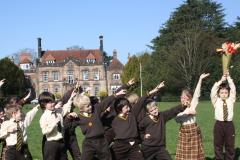 Carrying the torch at Pownall Hall