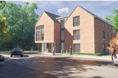 Revised plans for new residential development at former care home