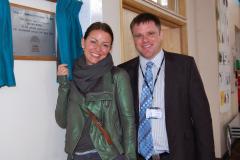 Davina McCall opens 'new' Lindow School