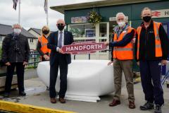 Friends awarded for commitment to make Handforth Station accessible for all
