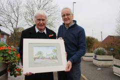 Watercolour donated to Friends of Handforth Station