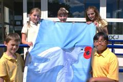 Handforth Station flies the flag for WW1 centenary