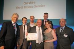 Cheshire wins Fire Service Of The Year award