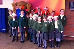 Children sing carols to raise money for The Christie