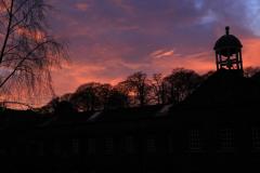Sunset over Quarry Bank Mill