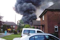 Crews fight huge blaze at Wilmslow Garden Centre