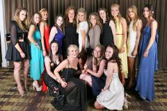 Wilmslow High students having a ball
