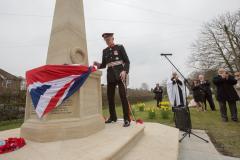 Lord Lieutenant officially unveils Handforth's War Memorial