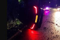 Drink driver flips car onto side on Altrincham Road