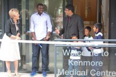 Fabrice Muamba officially opens medical centre