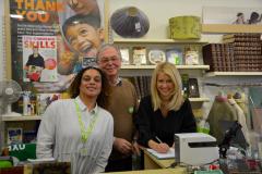 MP lends a hand at Wilmslow charity shop