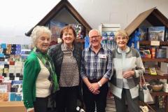 Special visitors support charity Christmas shop