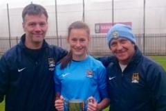 Emily retains her place in Manchester City's Women's squad