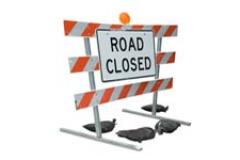 Forthcoming road closures