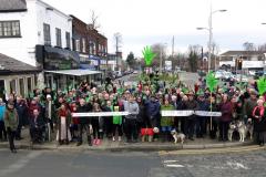 Residents protest against plans to build homes on green belt