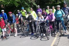 Cycling group marks 10th anniversary