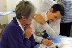 George Osborne supports flu drive for elderly residents