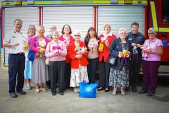 Teddy bears move in at Wilmslow Fire Station