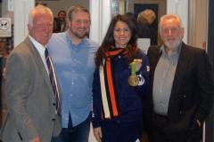Olympic hero opens extended clubhouse