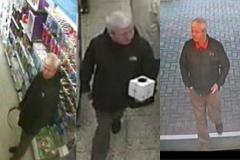 CCTV images released following thefts from multiple stores