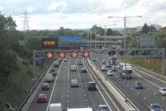 Expect delays as M56 closes at Manchester Airport