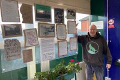 Handforth Station displays stories from the homeless