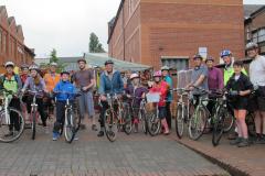 Cyclists of all ages join family ride