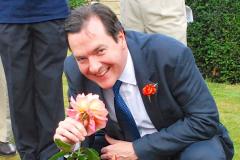 Everything in the garden is rosy for Chancellor's visit
