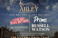Big all-star outdoor concerts at Cheshire's Arley Hall this May announced
