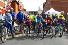 Wilmslow back in the saddle for family bike ride