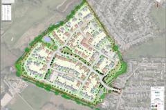 Plans for development of 217 homes on former Green Belt