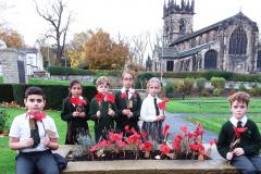 School children and rotarians join forces to remember our fallen