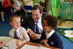 Chancellor heads back to school to hand out special awards