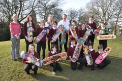 Students produce their own skateboard designs