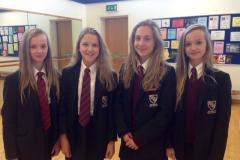 Girls selected to dance for English Youth Ballet