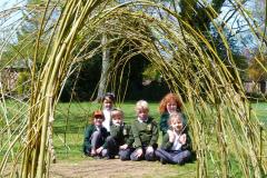 Willow arch flourishes at St. Anne's Fulshaw
