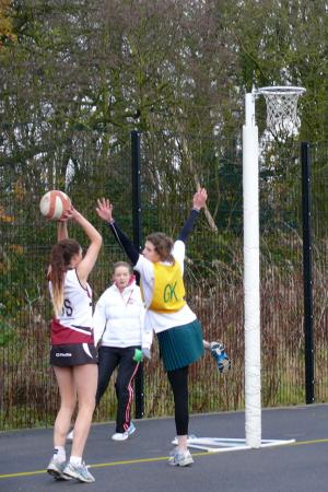 Netball Action Shot