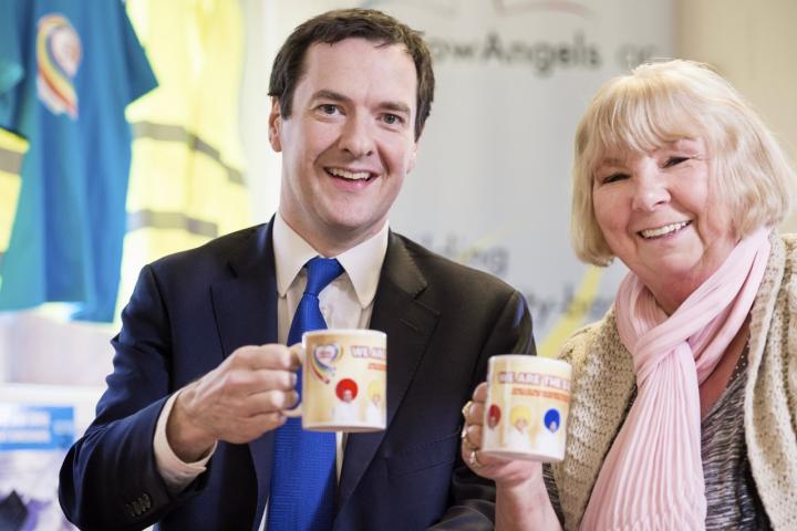 George Osborne with Christine2