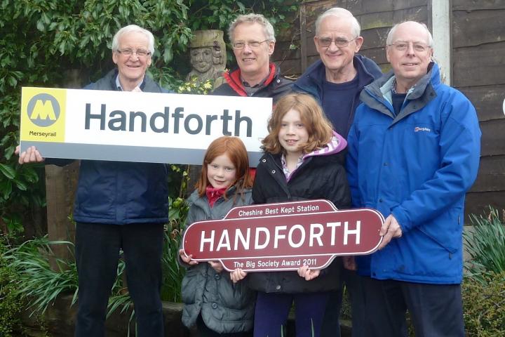 Handforth Station - Friends Mature and Young! April 2012