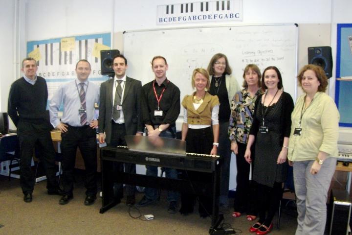 Staff Choir photo April 2010