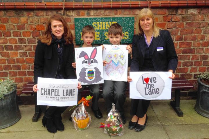 Easter Art Display Winners - St. Annes Fulshaw - Co-op FC  & CLBG 2016