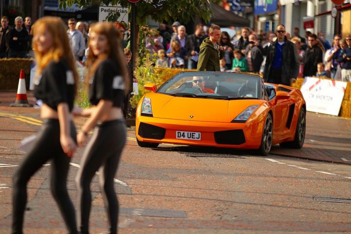 Supercar orange