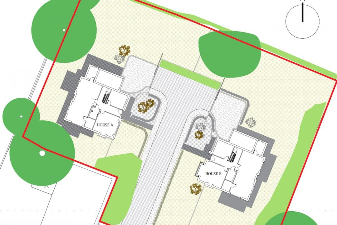 Plans for two houses off Hawthorn Lane wilmslow.co.uk