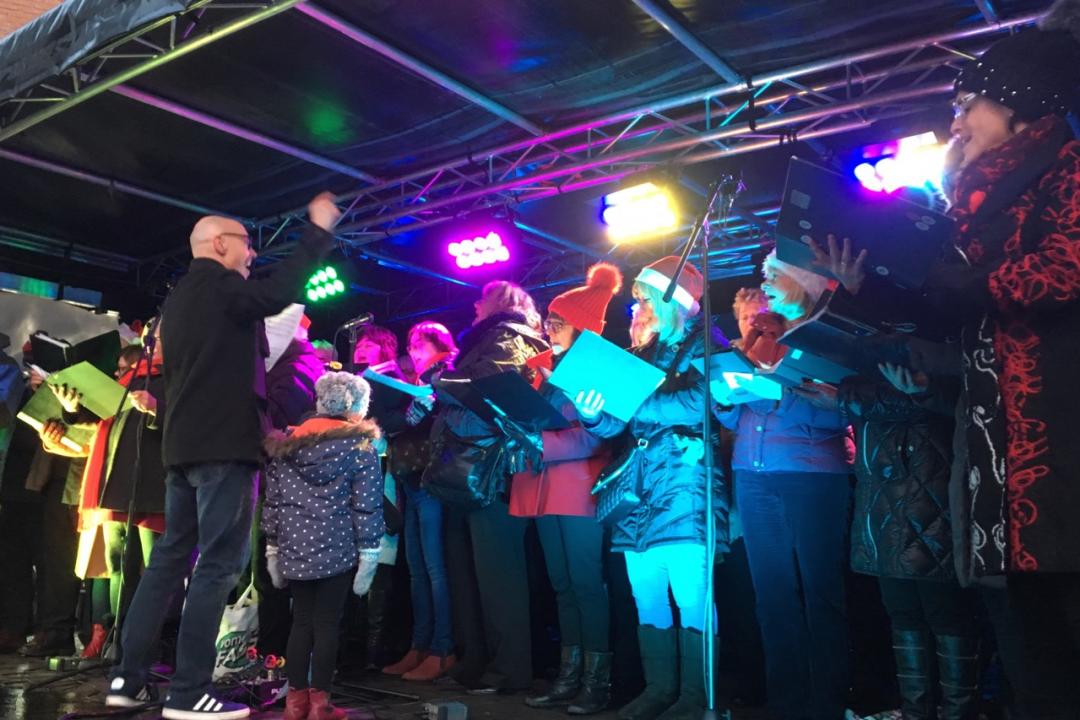 Wilmslow Christmas Lights Switch On Rock Choir Concerts