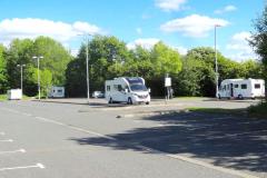 Travellers set up camp on Broadway Meadow car park