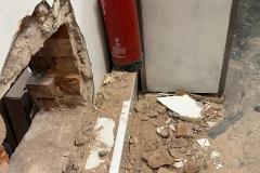 Photos show damage caused as burglars tunnel into jewellers