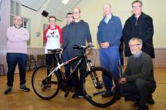 Volunteers helping to keep cyclists on track