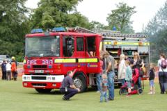 Firefighters wash cars for charity