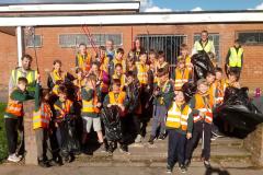 Cubs help rid park of rubbish