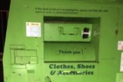Charity book bank stolen
